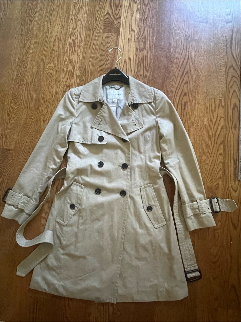 Banana Republic Light Beige Trench Jacket